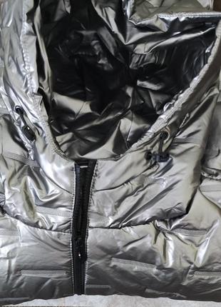 Куртка мужская демисезонная(на тонком утеплители) стального цвета 52 р.весна-осень...