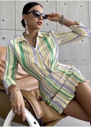 Сукня zara льон