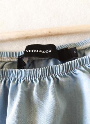 Блуза с воланами 100% лиоцелл vero moda8 фото