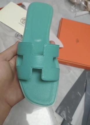 Шлепанцы в стиле hermes 37,38,39,403 фото