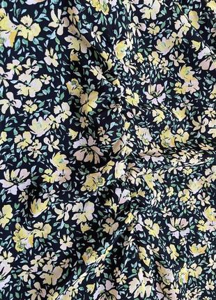 Zara сукня в квітковий принт з розрізом8 фото