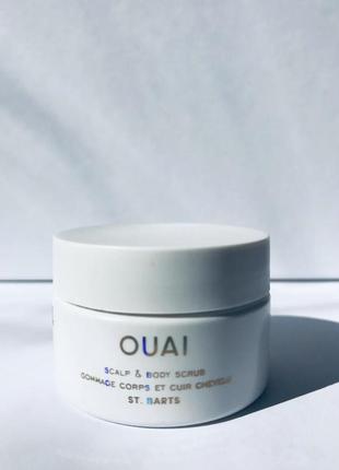 Ouai st. barts cleansing scalp &amp; body sugar scrub скраб для тела и кожи головы