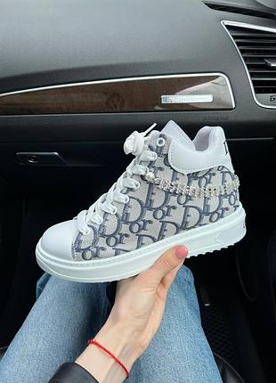 Dior grey кроссовки люксовые