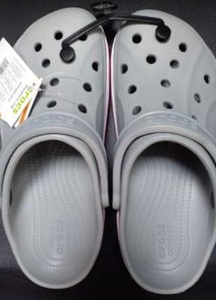 Кроксы сабо crocs bayaband clog gray6 фото