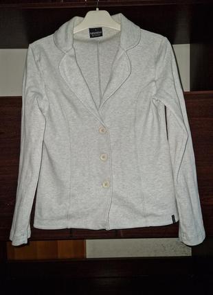 Трикотажный пиджак2 фото