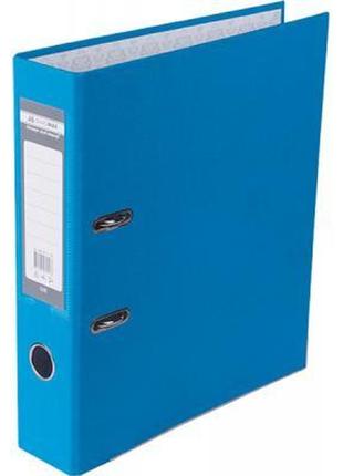 Папка - регистратор buromax а4, 70мм, jobmax pp, light blue, built-up (bm.3011-30c)1 фото