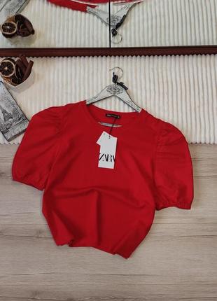 Нова бавовняна  футболка zara p s-m