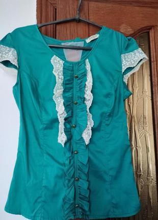 Блуза женская летняя вискоза полиэстер