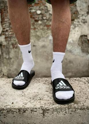 Чоловічі шльопанці adidas black4 фото