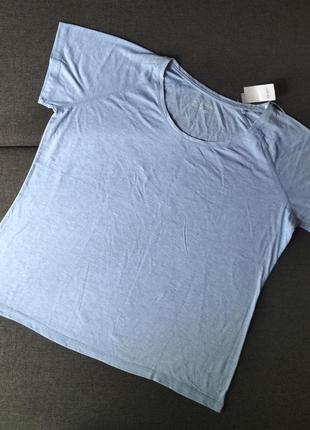 Легкая футболка оверсайз большой размер 2xl, 3xl2 фото