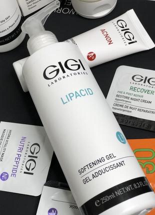 🔺гель глибокого чищення для жирної проблемної 🌞 шкіри  gigi lipacid softening gel