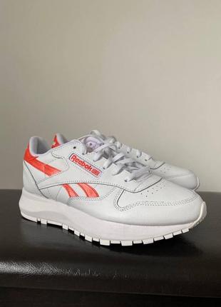 Кроссовки reebok classic leather sp white1 фото