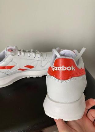 Кроссовки reebok classic leather sp white5 фото