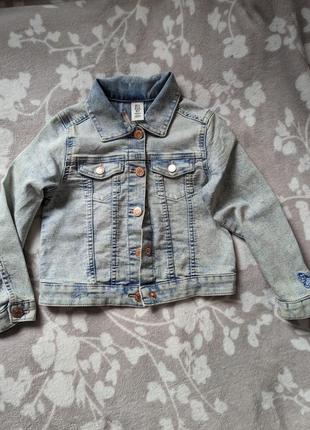 Курточка джинсова  h&amp;m 116, 5-61 фото