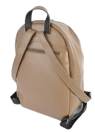 Женский стильний великий якісний фабричний рюкзак, школа, інститут мокко (№691)4 фото