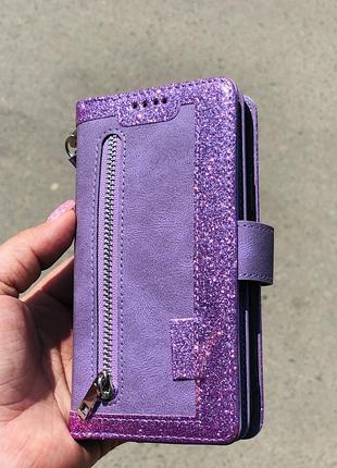Чехол книжка кожа iphone 12.