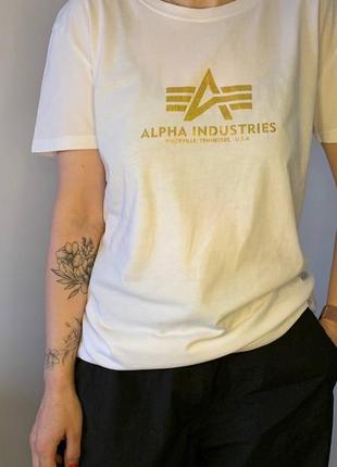 Футболка alpha industries