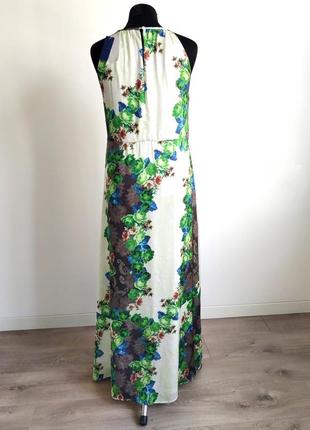 Красивое длинное платье с американской проймой бренда ynonime designers в размере l3 фото