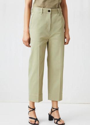 Брюки женские arket cropped wide-leg trousers cos / 445 фото