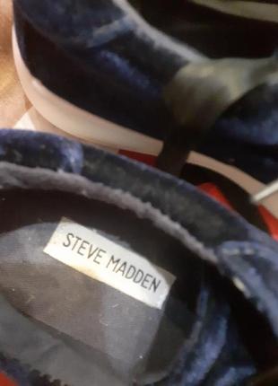 Steve madden кеды бархатные8 фото