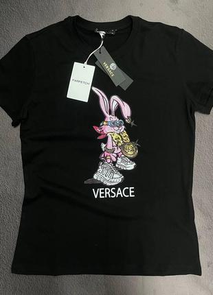 Есть наложка 💜женская летняя футболка "versace"❤️lux качество