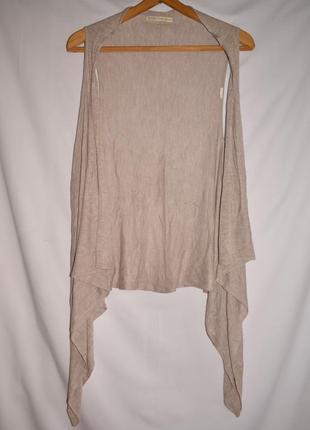 Безрукавка накидка bershka knitwear2 фото