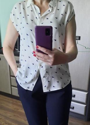 Сорочка, блуза из віскози от  h&m 12/14👜👠1 фото