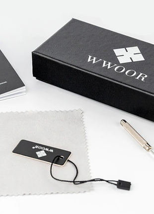 Wwoor gold 2023 original мужские часы классика водонепроницаемый