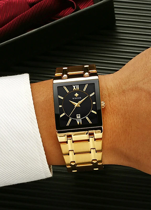 Wwoor gold 2023 original мужские часы классика водонепроницаемый
