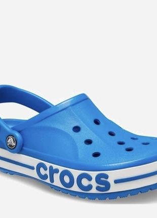 crocs BLACK bayaband clog сині клоги в наявності4 фото