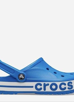 crocs BLACK bayaband clog сині клоги в наявності2 фото