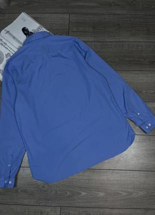 Оригинальная рубашка lacoste men's slim fit cotton poplin shirt из новых коллекций3 фото