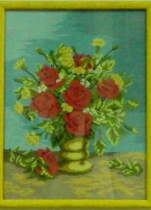 Ваза з трояндами