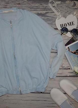 М яскравий жіночий фірмовий котонові джинсовий бомбер кофта зара zara