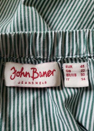 Натуральная блуза рубашка  john baner jeans wear 22 uk1 фото