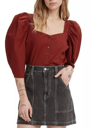 Женская укороченная блуза levi's1 фото