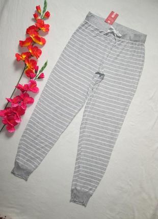 Классные мягкие стрейчевые домашние пижамные брюки в полоску вискоза pure collection .