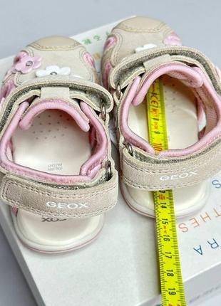 Детские босоножки geox agasim 22, 23 р-р, сандалии на девочку8 фото