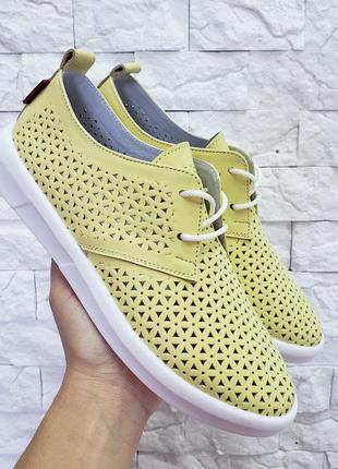 Стильные летние кожаные женские мокасины в наличии и под отшив 💛💙🏆