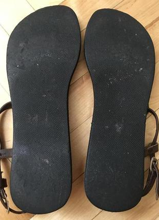 Босоножки сандалии кожа коричневые 26 см6 фото