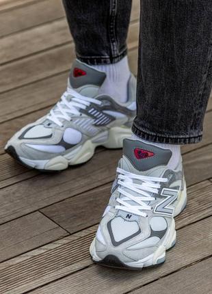 Кроссовки new balance 9060 white\grey2 фото