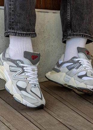 Кроссовки new balance 9060 white\grey3 фото