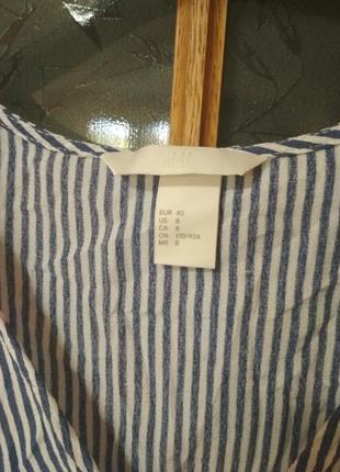 Классная блуза топ из вискозы от h&m, p. 405 фото