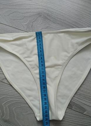 Купальник раздельного цвета молочного6 фото