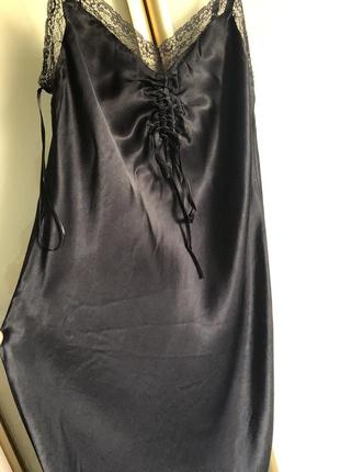 Атласное платье-комбинация в бельевом стиле натуральная ткань новая reserved лимитированная коллекция3 фото
