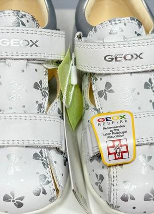 Детские кожаные босоножки geox kaytan 22-25 р-р, сандалии для девочки9 фото