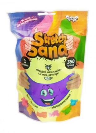 Кінетичний пісок "stretch sand" укр 350 г фіолетовий