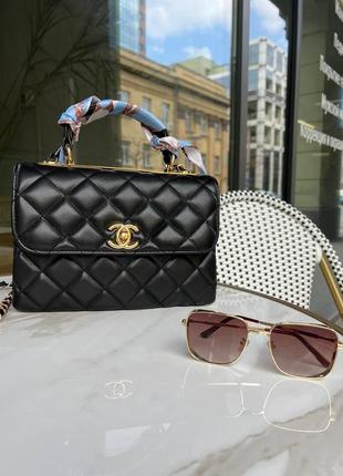 Сумочка в стиле chanel black2 фото