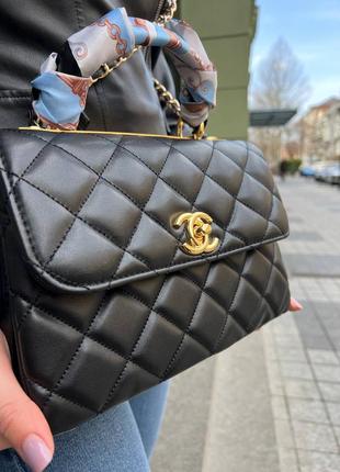 Сумочка в стиле chanel black6 фото