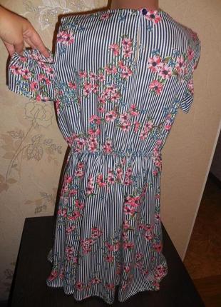 Платье *primark* вискоза, 10-11 лет (146 см)2 фото